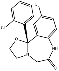 cloxazolam 구조식 이미지