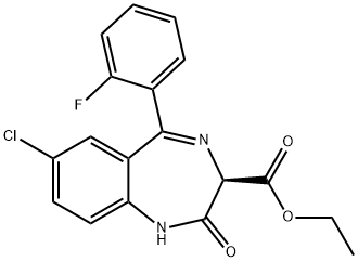 ethyl loflazepate Structure