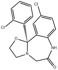 cloxazolam 구조식 이미지