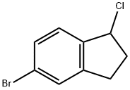 5-BROMO-1-CHLOROINDANE Structure