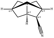 2,6-Methano-1H-pyrrolizine-1-carbonitrile,hexahydro-,[1R-(1alpha,2alpha,6alpha,7abeta)]- 구조식 이미지