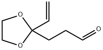 1,3-Dioxolane-2-propanal,  2-ethenyl- Structure