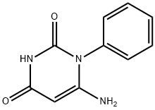 6-AMINO-1-PHENYL-1H-PYRIMIDINE-2,4-DIONE Structure