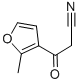 3-(2-METHYL-3-FURYL)-3-OXOPROPANENITRILE 구조식 이미지