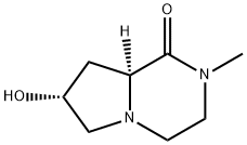 Pyrrolo[1,2-a]pyrazin-1(2H)-one, hexahydro-7-hydroxy-2-methyl-, (7R-cis)- (9CI) Structure