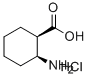 (1R,2S)-(-)-2-AMINOCYCLOHEXANECARBOXYLIC ACID HYDROCHLORIDE 구조식 이미지