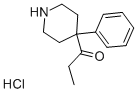 1-(4-phenyl-4-piperidyl)propan-1-one hydrochloride Structure