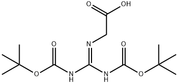 1 3-DI-BOC-2-(CARBOXYMETHYL)GUANIDINE Structure