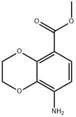 1,4-Benzodioxin-5-carboxylicacid,8-amino-2,3-dihydro-,methylester(9CI) Structure