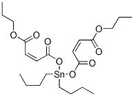 (Z,Z)-dibutylbis[(3-propoxycarbonylacryloyl)oxy]stannane Structure