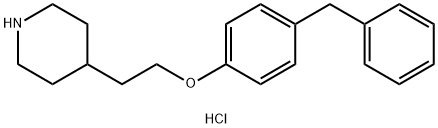 4-[2-(4-Benzylphenoxy)ethyl]piperidinehydrochloride 구조식 이미지