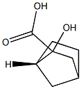 Bicyclo[2.2.1]heptane-2-carboxylic acid, 2-hydroxy-, (1S-exo)- (9CI) Structure
