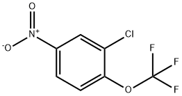 3-Chloro-4-(trifluoromethoxy)nitrobenzene 구조식 이미지