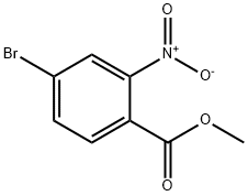 메틸4-브로모-2-니트로벤조에이트 구조식 이미지