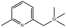 Pyridine, 2-methyl-6-[(trimethylsilyl)methyl]- (9CI) Structure