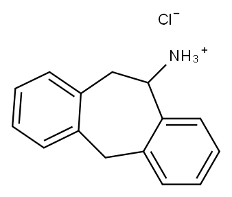 10,11-dihydro-5H-dibenzo[a,d]cyclohepten-10-ylammonium chloride  Structure