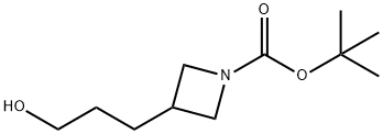 tert-butyl 3-(3-hydroxypropyl)azetidine-1-carboxylate Structure