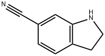 2,3-DIHYDRO-1H-INDOLE-6-CARBONITRILE HYDROCHLORIDE Structure