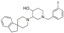 1'-(1-(3-iodobenzyl)-4--hydroxypiperidin-3-yl)-2,3-dihydrospiro(indene-1,4'-piperidine) 구조식 이미지