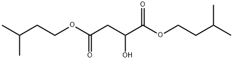 Butanedioic acid, hydroxy-, bis(3-Methylbutyl) ester Structure