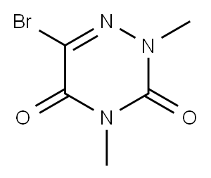 6-BROMO-2,4-DIMETHYL-1,2,4-TRIAZINE-3,5(2H,4H)-DIONE Structure