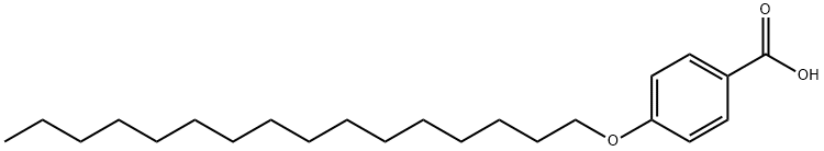 4-HEXADECYLOXYBENZOIC ACID 구조식 이미지