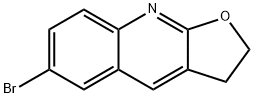 6-BROMO-2,3-DIHYDROFURO[2,3-B]QUINOLINE 구조식 이미지