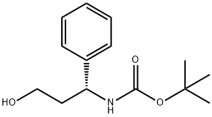 (R)-N-BOC-3-AMINO-3-PHENYL-PROPAN-1-OL
 구조식 이미지