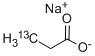 SODIUM PROPIONATE-3-13C Structure