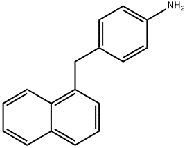 BENZENAMINE, 4-(1-NAPHTHALENYLMETHYL)- 구조식 이미지
