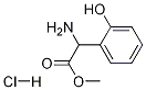 Benzeneacetic acid, a-aMino-2-hydroxy-, Methyl ester, hydrochloride 구조식 이미지