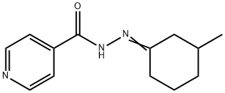 N'-(3-Methylcyclohexylidene)isonicotinic hydrazide Structure