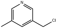 Pyridine, 3-(chloromethyl)-5-methyl- (9CI) Structure