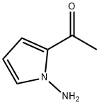 Ethanone, 1-(1-amino-1H-pyrrol-2-yl)- (9CI) Structure