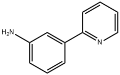 2-(3-아미노페닐)피리딘 구조식 이미지