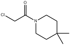 피페리딘,1-(클로로아세틸)-4,4-디메틸-(9CI) 구조식 이미지
