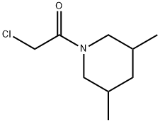 Piperidine, 1-(chloroacetyl)-3,5-dimethyl- (9CI) Structure