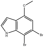 6,7-DIBROMO-4-METHOXY-1H-INDOLE Structure