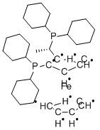 158923-07-0 (S,S)-1-DICYCLOHEXYLPHOSPHINO-2-[1-(DICYCLOHEXYLPHOSPHINO)ETHYL]FERROCENE