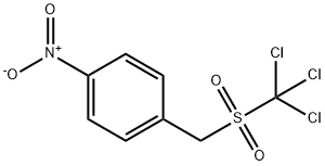 p-Nitrobenzyltrichloromethyl sulfone Structure