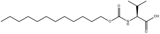 N-dodecoxycarbonylvaline Structure