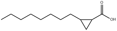 2-N-OCTYLCYCLOPROPANECARBOXYLIC ACID Structure