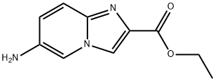 Ethyl 6-aminoimidazo[1,2-a]pyridine-2-carboxylate 구조식 이미지