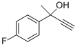 2-(4-플루오로페닐)-3-BUTYN-2-OL 구조식 이미지
