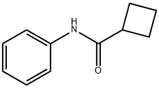 CyclobutanecarboxaMide, N-phenyl- Structure