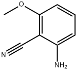 2-amino-6-methoxybenzonitrile 구조식 이미지