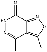 3,4-DIMETHYL-6H-ISOXAZOLO[3,4-D]PYRIDAZIN-7-ONE Structure