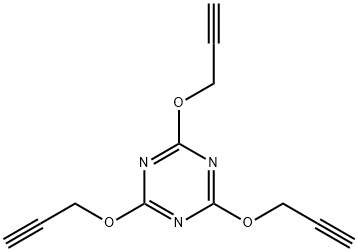 2,4,6-TRIS(PROP-2-YN-1-YLOXY)-1,3,5-TRIAZINE Structure