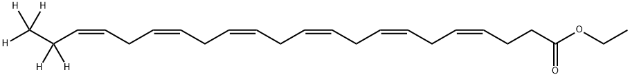 Docosahexaenoic Acid-d5 Ethyl Ester Structure