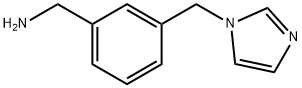 3-(1H-Imidazol-1-ylmethyl)benzylamine 구조식 이미지